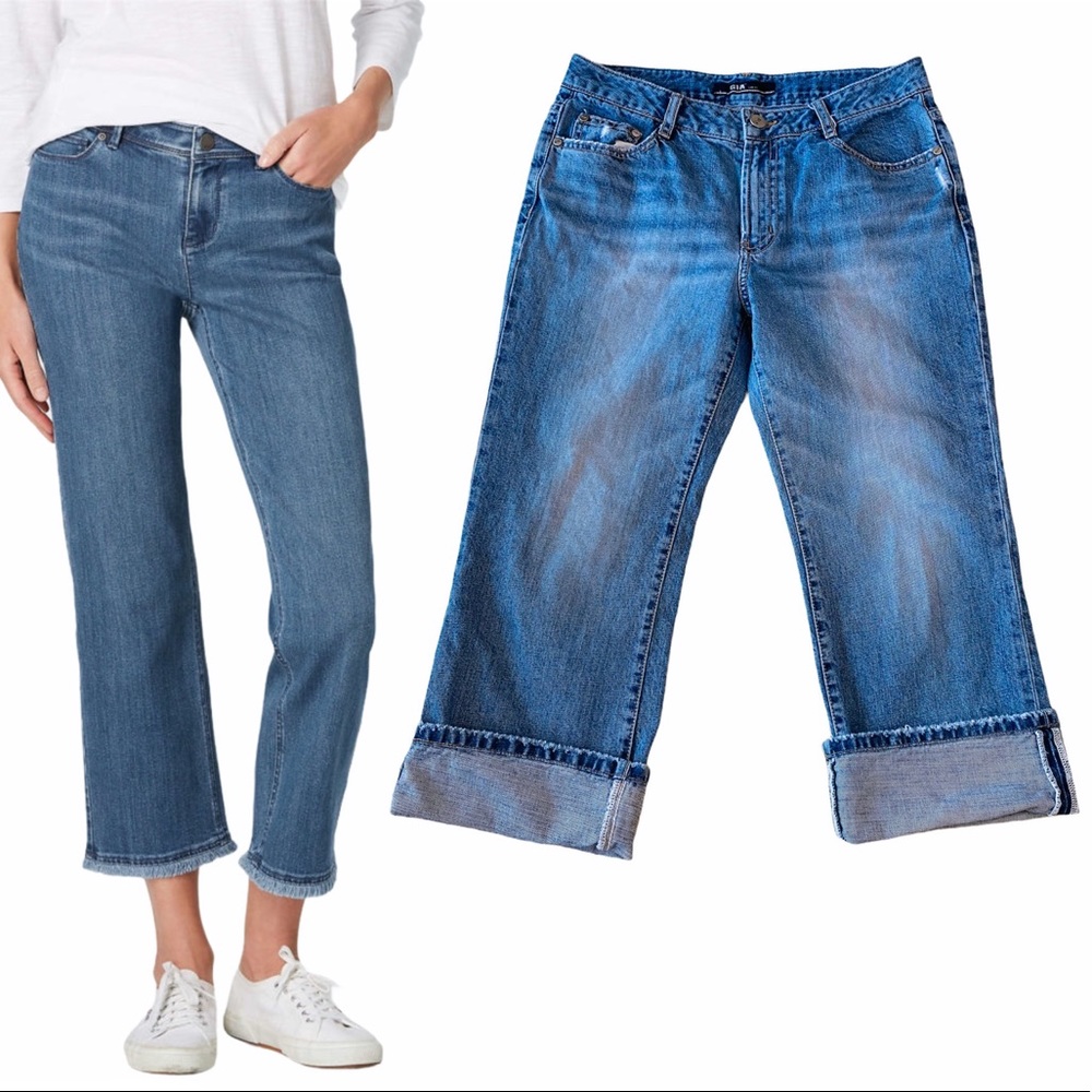 GIA Denim Boot Cut Capri Size 30